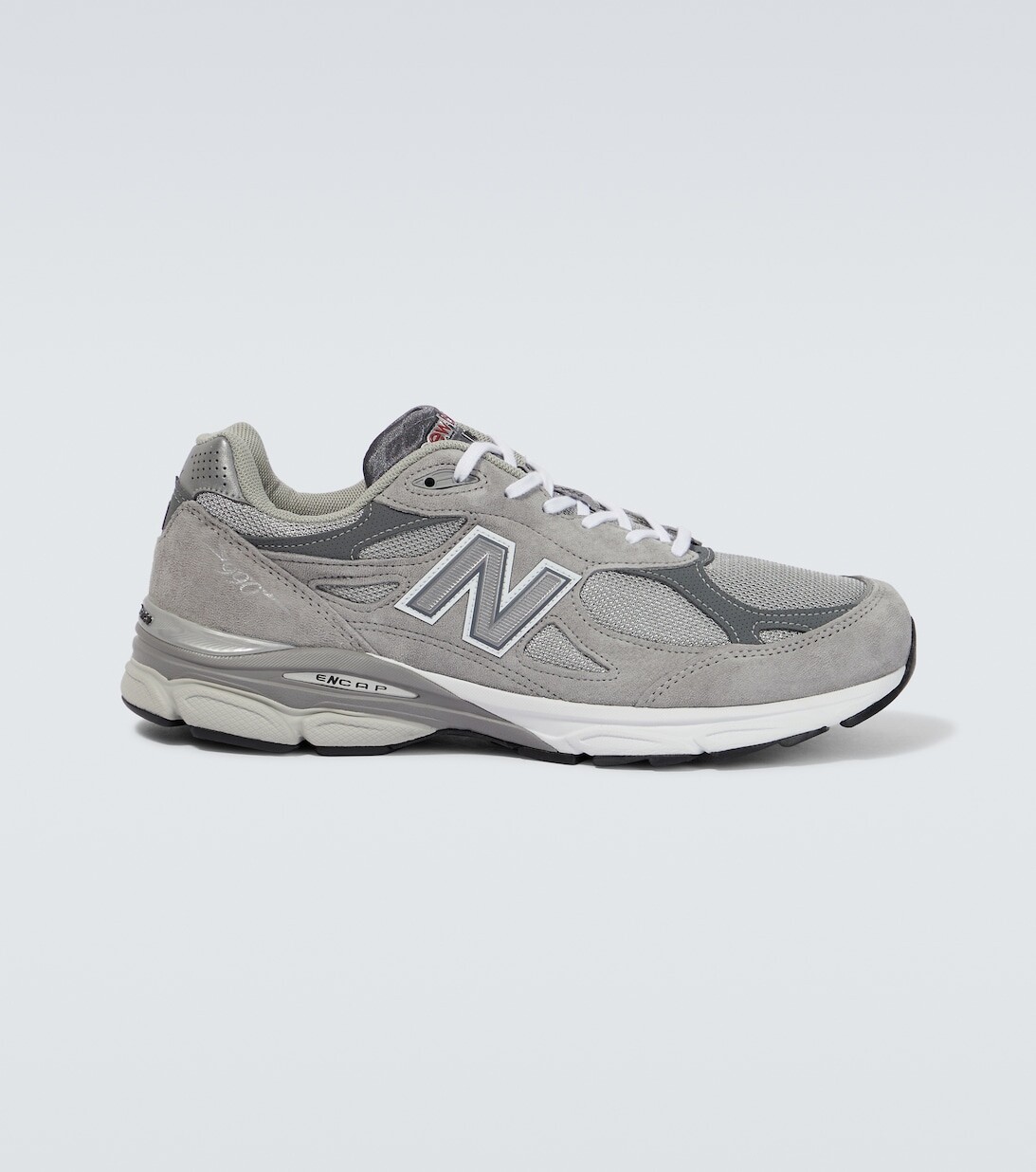 

Замшевые кроссовки Made In The USA 990v3 New Balance, серый