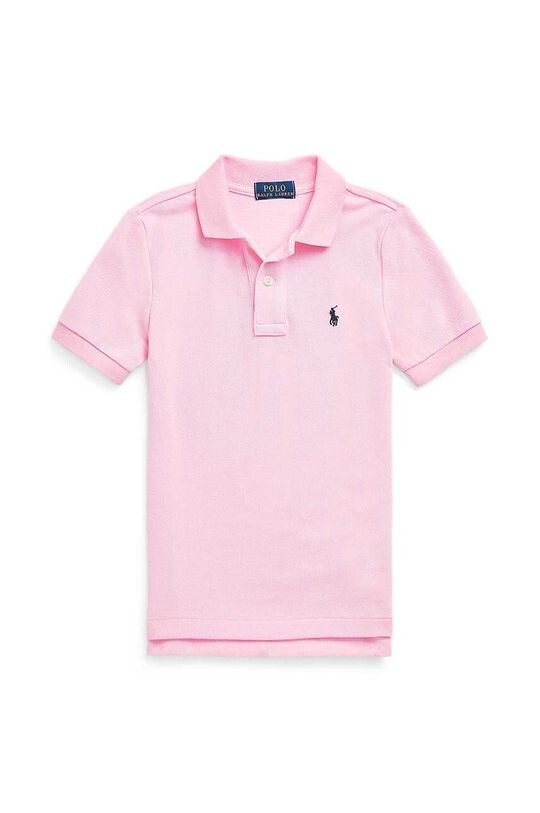 

Детское хлопковое поло Polo Ralph Lauren, розовый