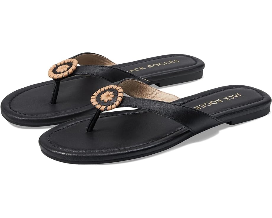 

Сандалии Jack Rogers Roxy Flip-Flop, цвет Black/Toast