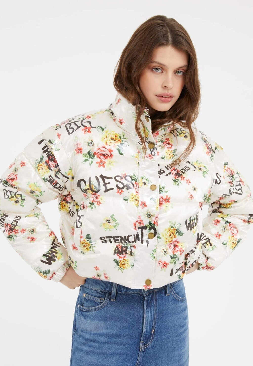 

Зимняя куртка Guess, blumenmuster