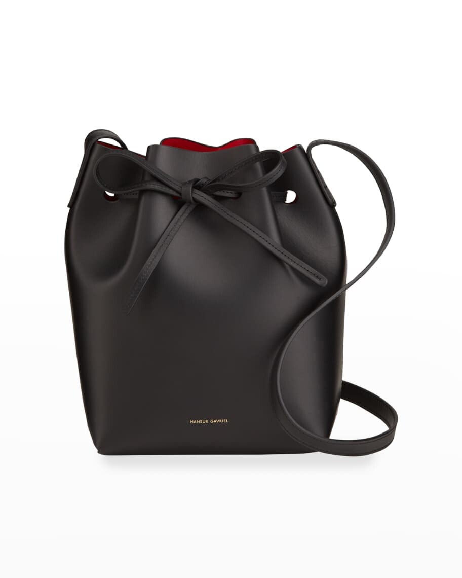 

Мини-сумка-мешок из кожи растительного дубления Mansur Gavriel