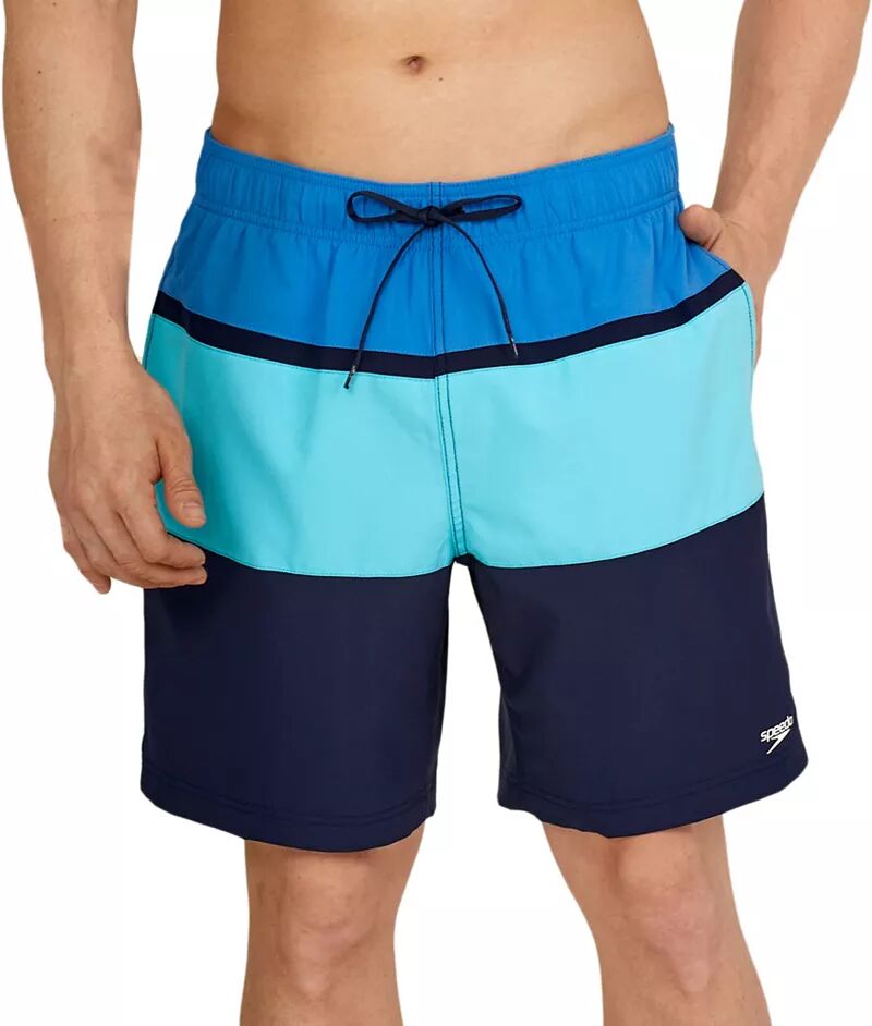 цена Мужские шорты с цветными блоками Speedo Redondo Volley, синий