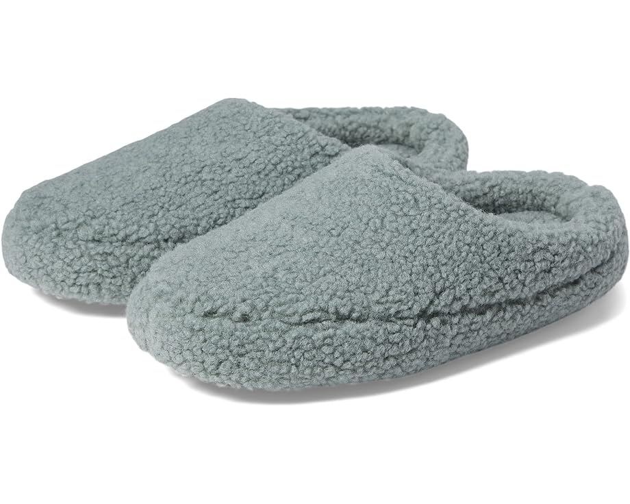 Домашняя обувь Madewell Sherpa Scuff Slippers, цвет Frosted Willow