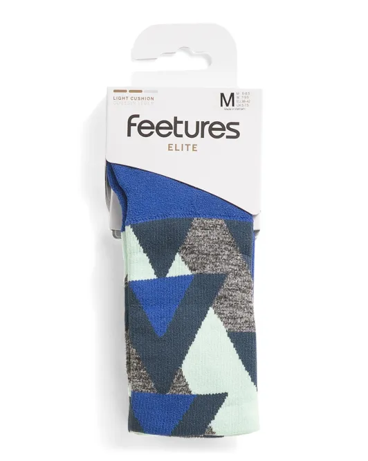 

Носки Elite Light Cushion Mini Crew Feetures, цвет Ocean