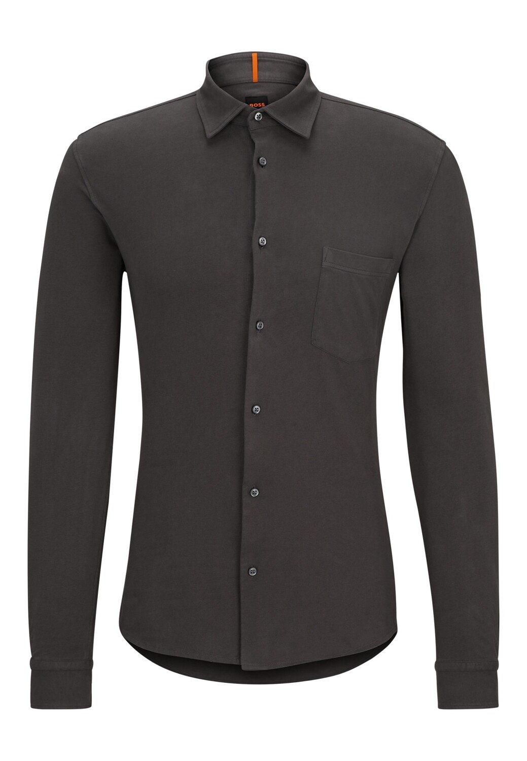 

Рубашка BOSS MYSOFT_2 Slim Fit, темно-серый