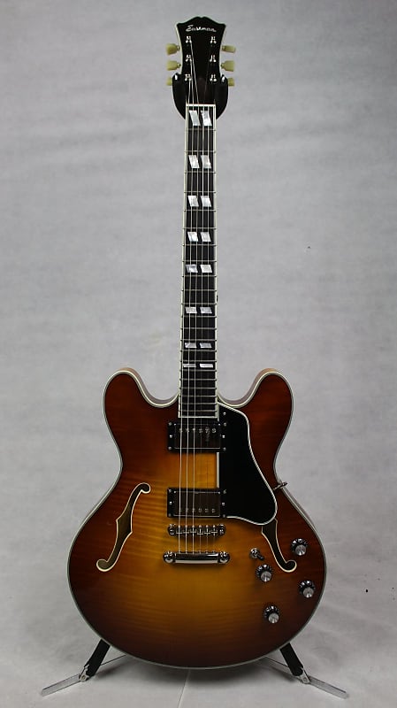 цена Электрогитара Eastman T486-GB Thinline Electric Guitar Goldburst w/ Case
