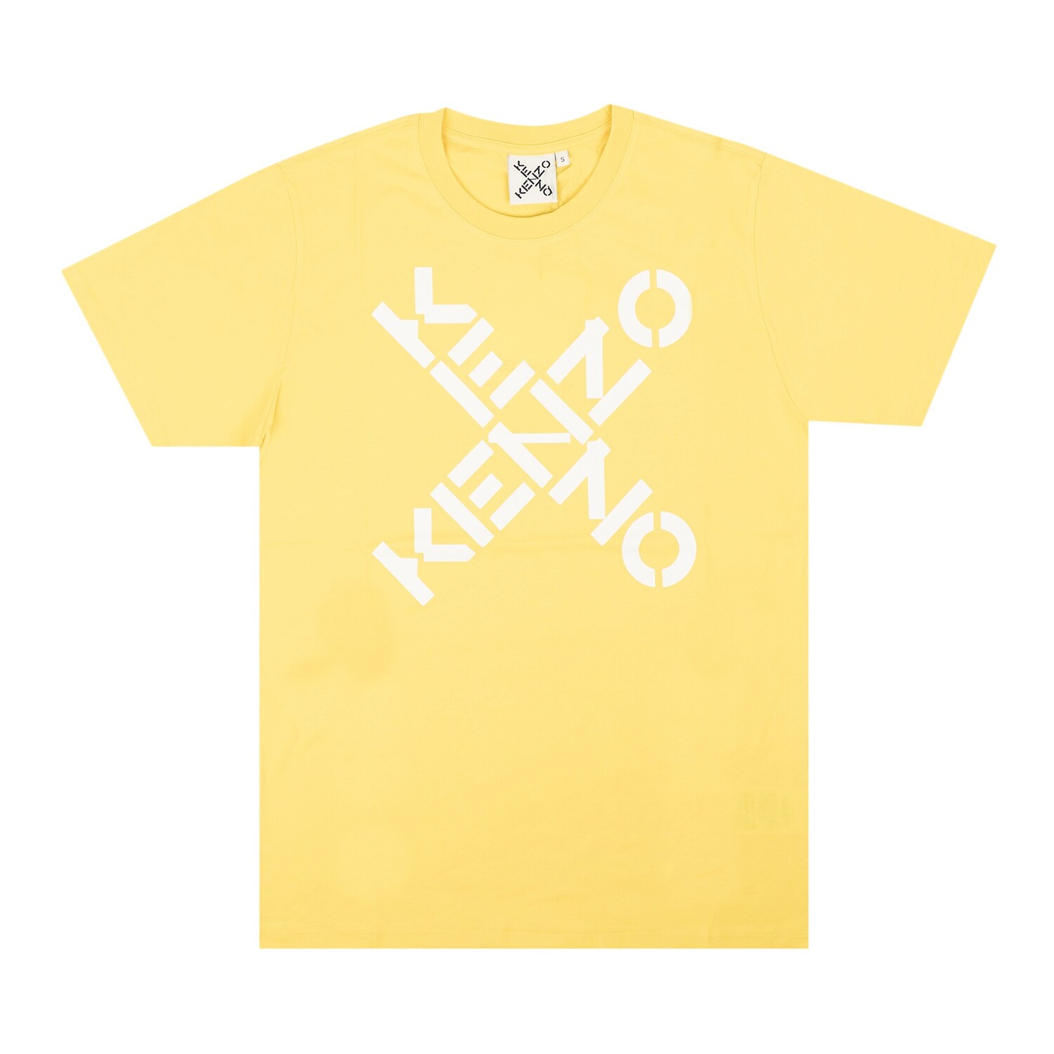 

Футболка Kenzo Big X с короткими рукавами, Желтая