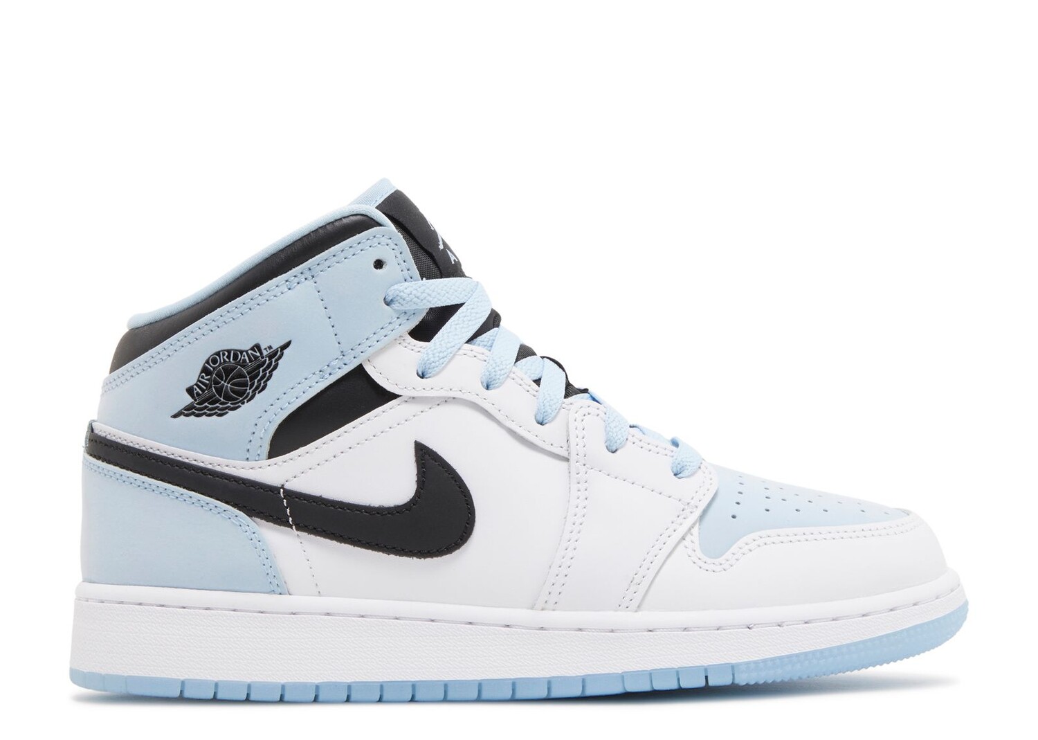 

Кроссовки Air Jordan Air Jordan 1 Mid Se Gs 'White Ice Blue', синий