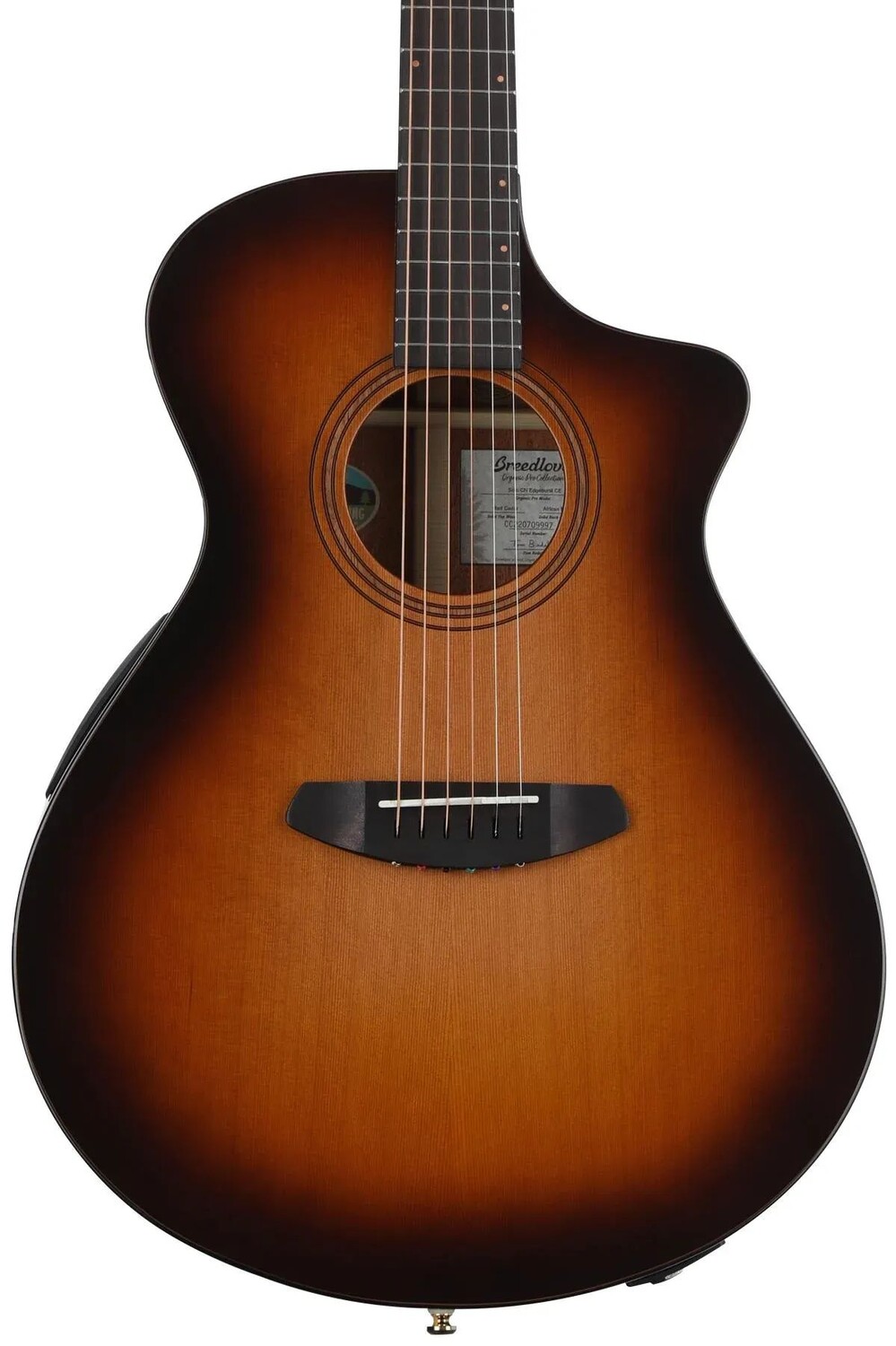 

Акустико-электрическая гитара Breedlove Organic Solo Pro Concert CE - Edgeburst