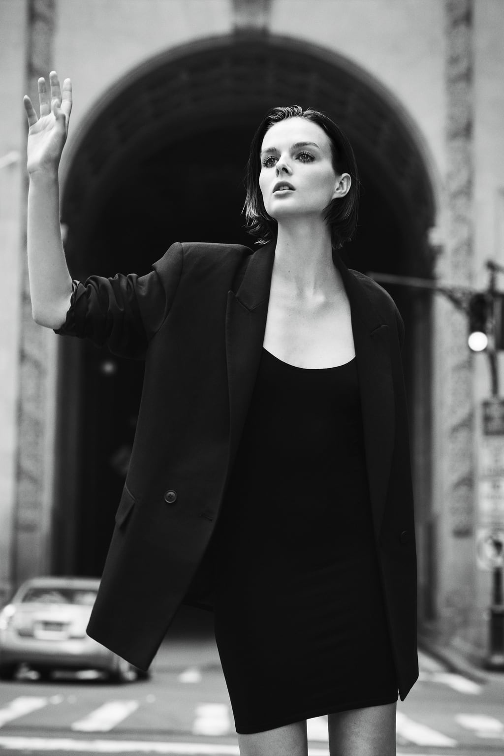 

Блейзер оверсайз ZARA, черный