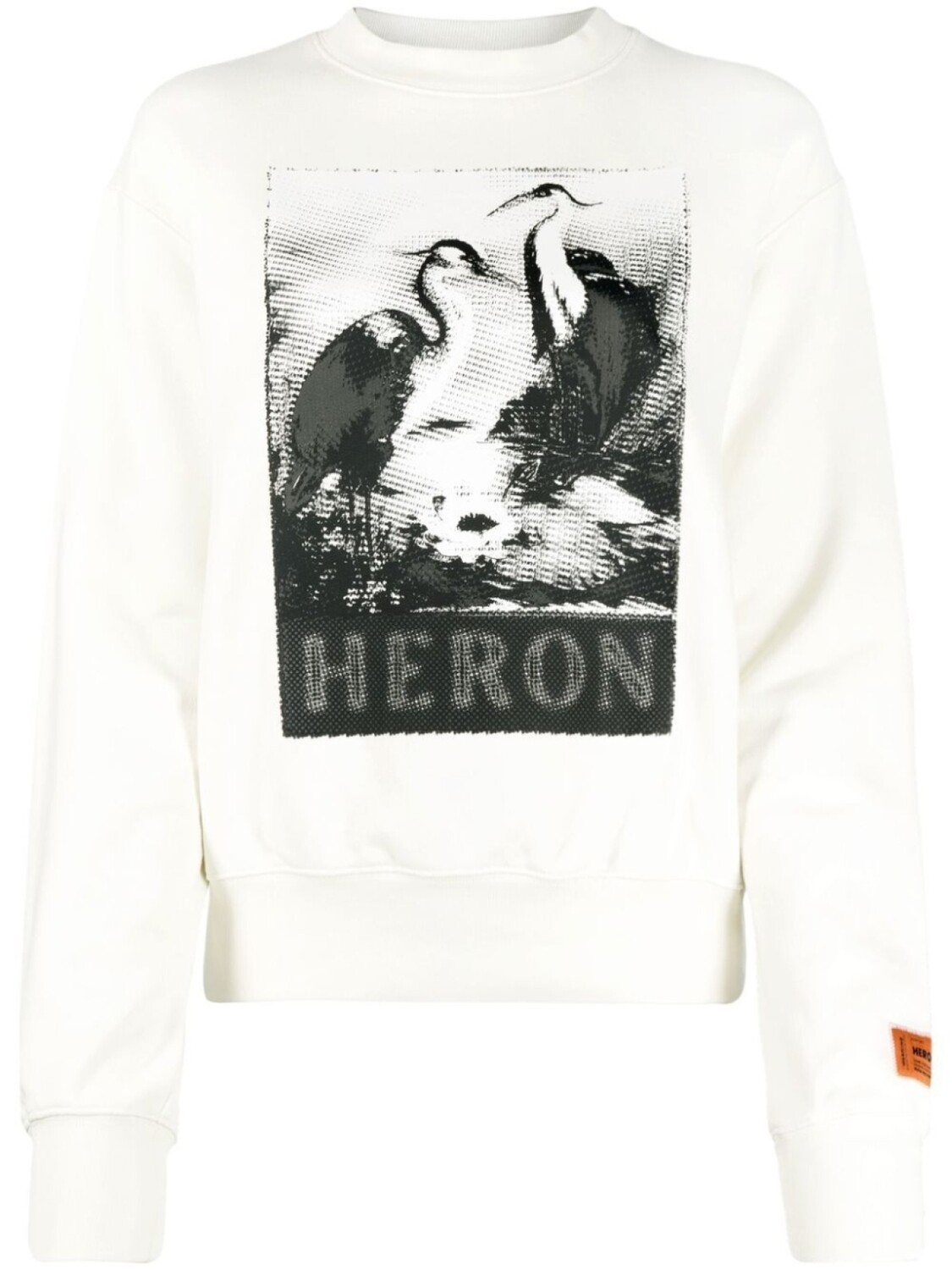 

Толстовка с графичным логотипом Heron Preston, белый