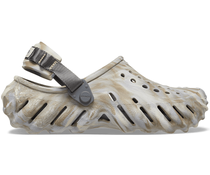 Сабо echo. Crocs Echo Clog. Crocs Marbled Clog. Crocs Echo Clog Bone Grey белые с серым.