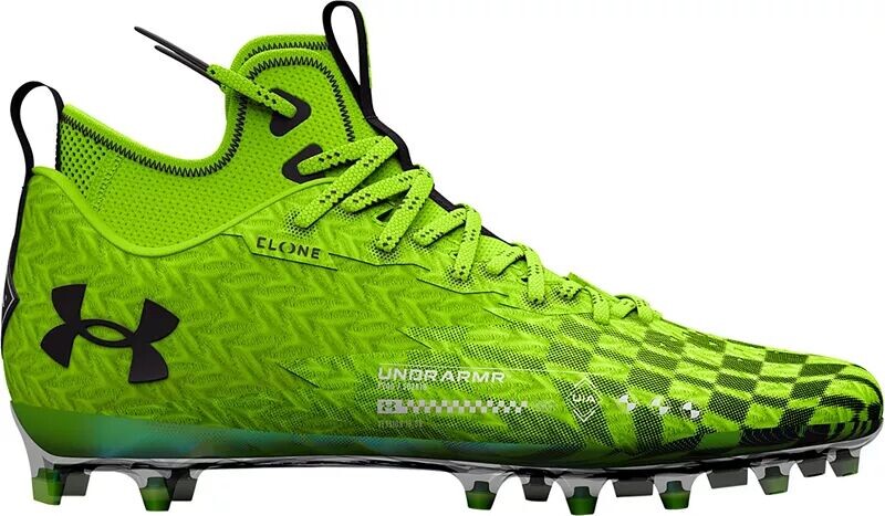 

Мужские футбольные бутсы Under Armour Spotlight Clone MC LE, зеленый/белый