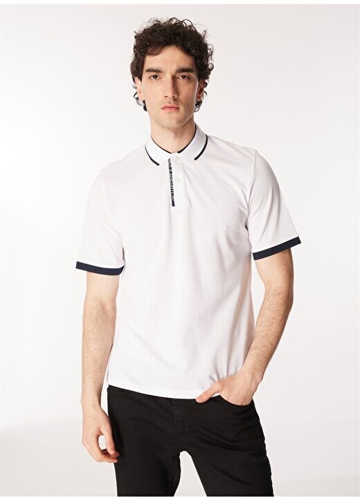 

Белая мужская футболка-поло JJSTEEL POLO SS Jack & Jones, белый