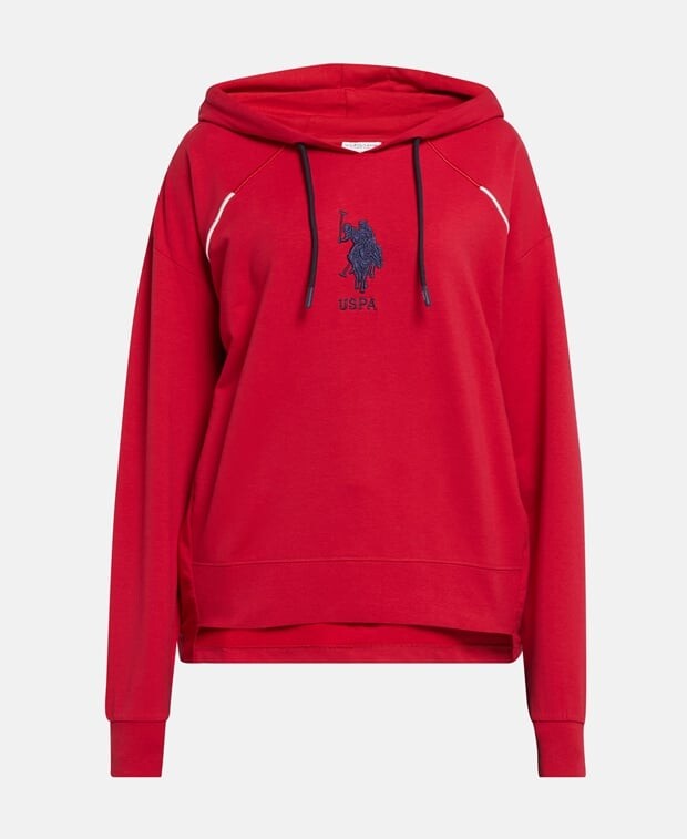 

Толстовка с капюшоном U.S. Polo Assn., красный