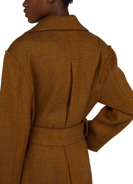 

Домашнее пальто с поясом Victoria Beckham