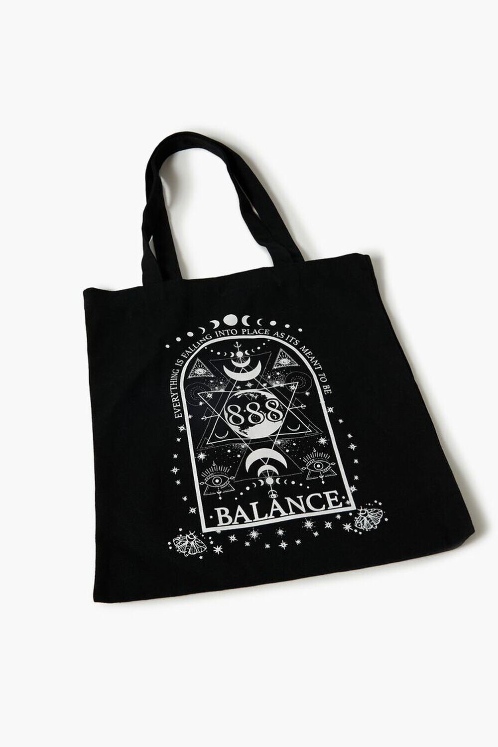 

Большая сумка Balance с графическим рисунком Forever 21, черный