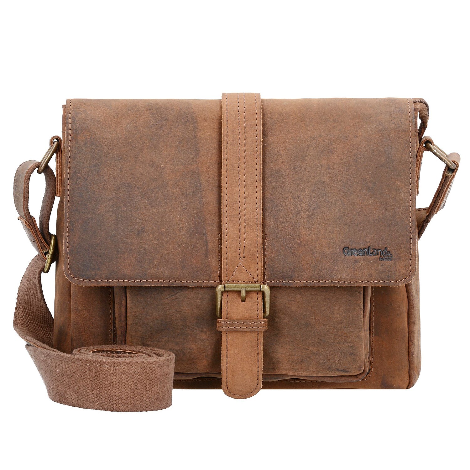 

Сумка через плечо Greenland Nature Montenegro Leder 27 cm, натуральный