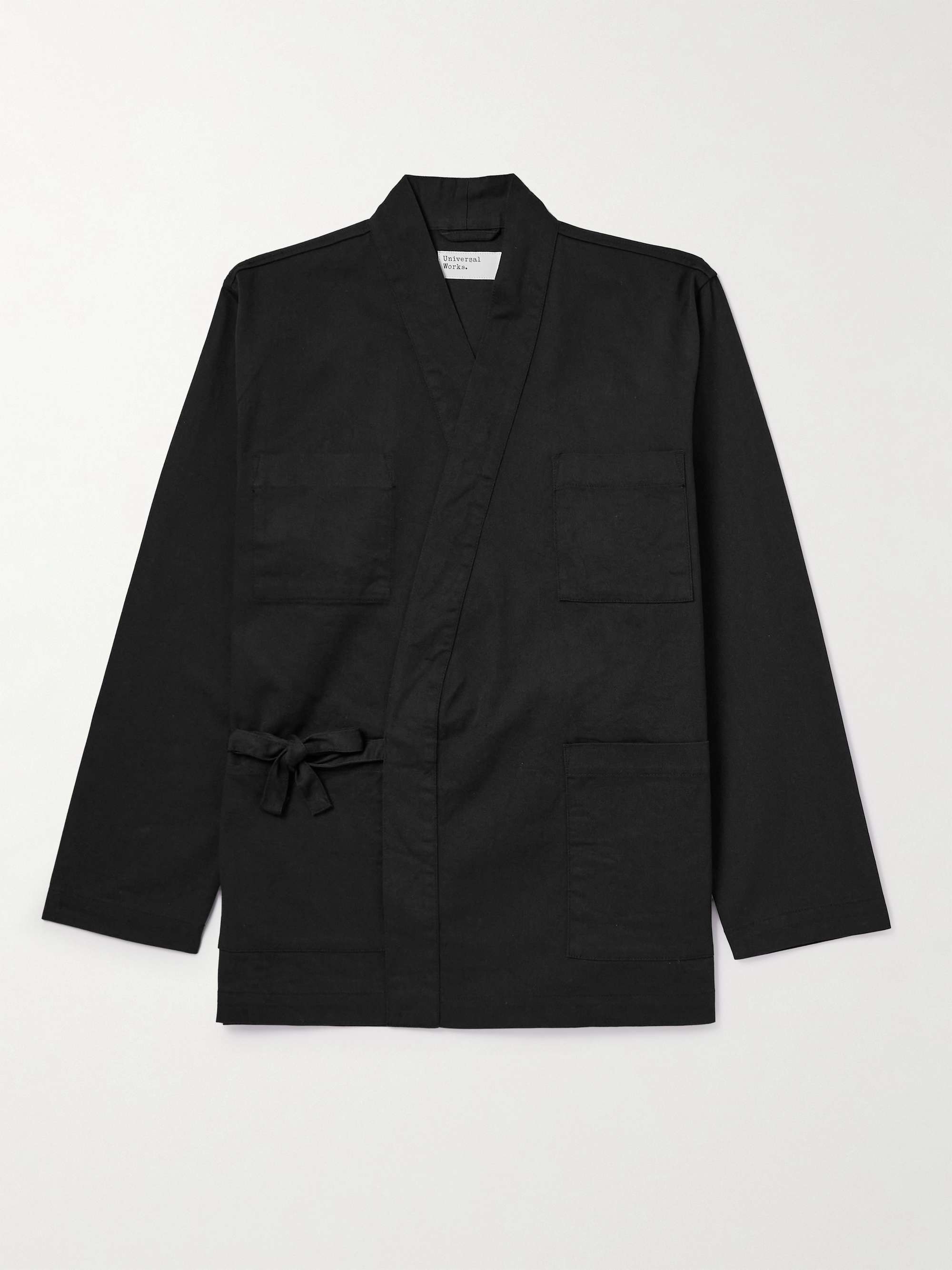 Куртка Kyoto из хлопкового твила UNIVERSAL WORKS, черный