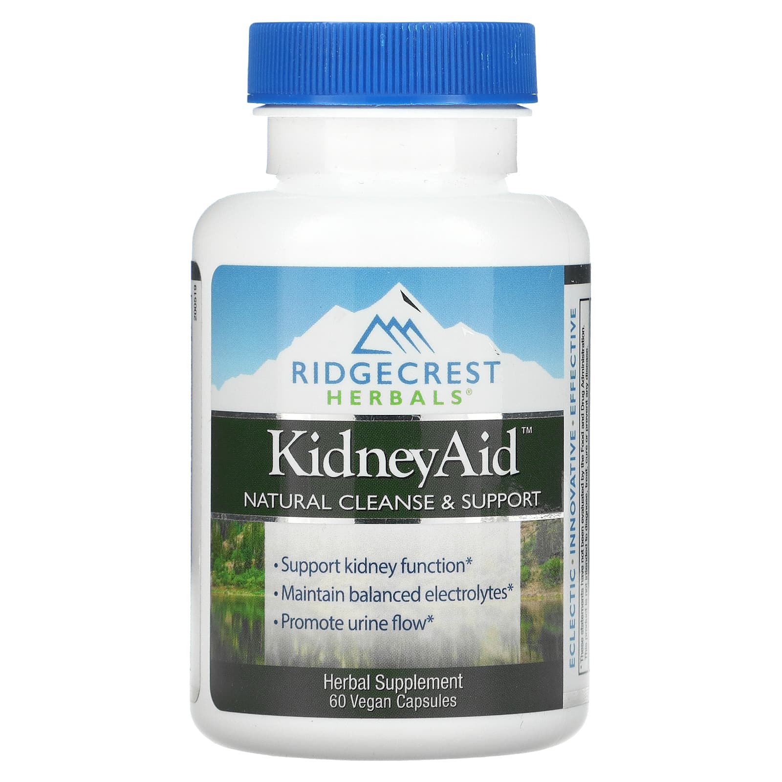 RidgeCrest Herbals Препарат для почек Kidney Aid 60 растительных капсул