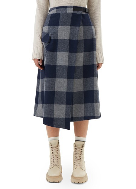 

Рубашка в клетку из итальянской смесовой шерсти Woolrich