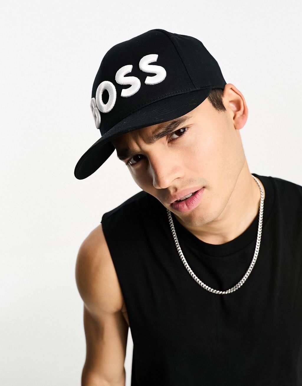 

Черная бейсболка BOSS Sevile