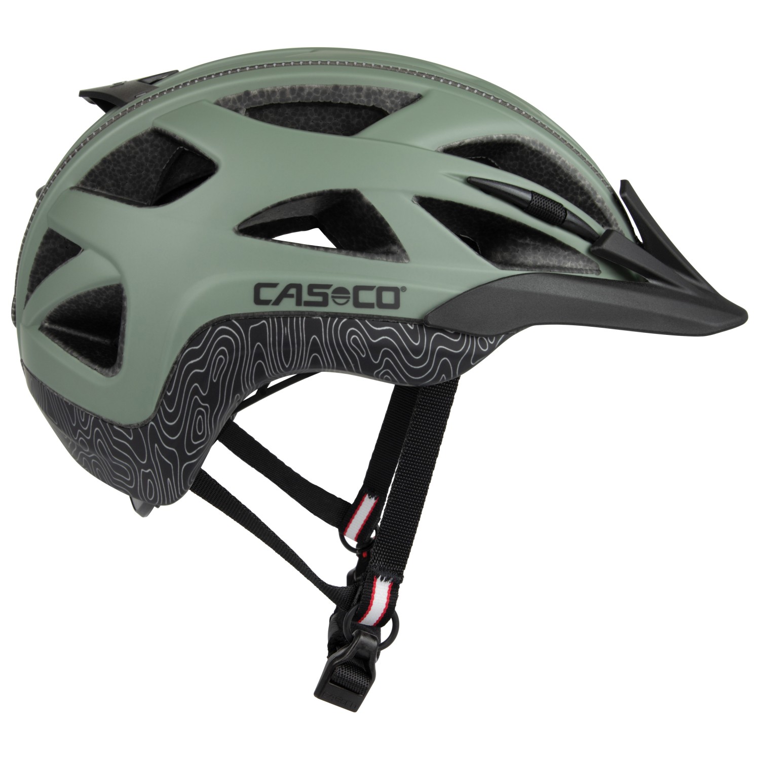 Велосипедный шлем Casco Activ 2, зеленый шлем casco activ 2 black orange m