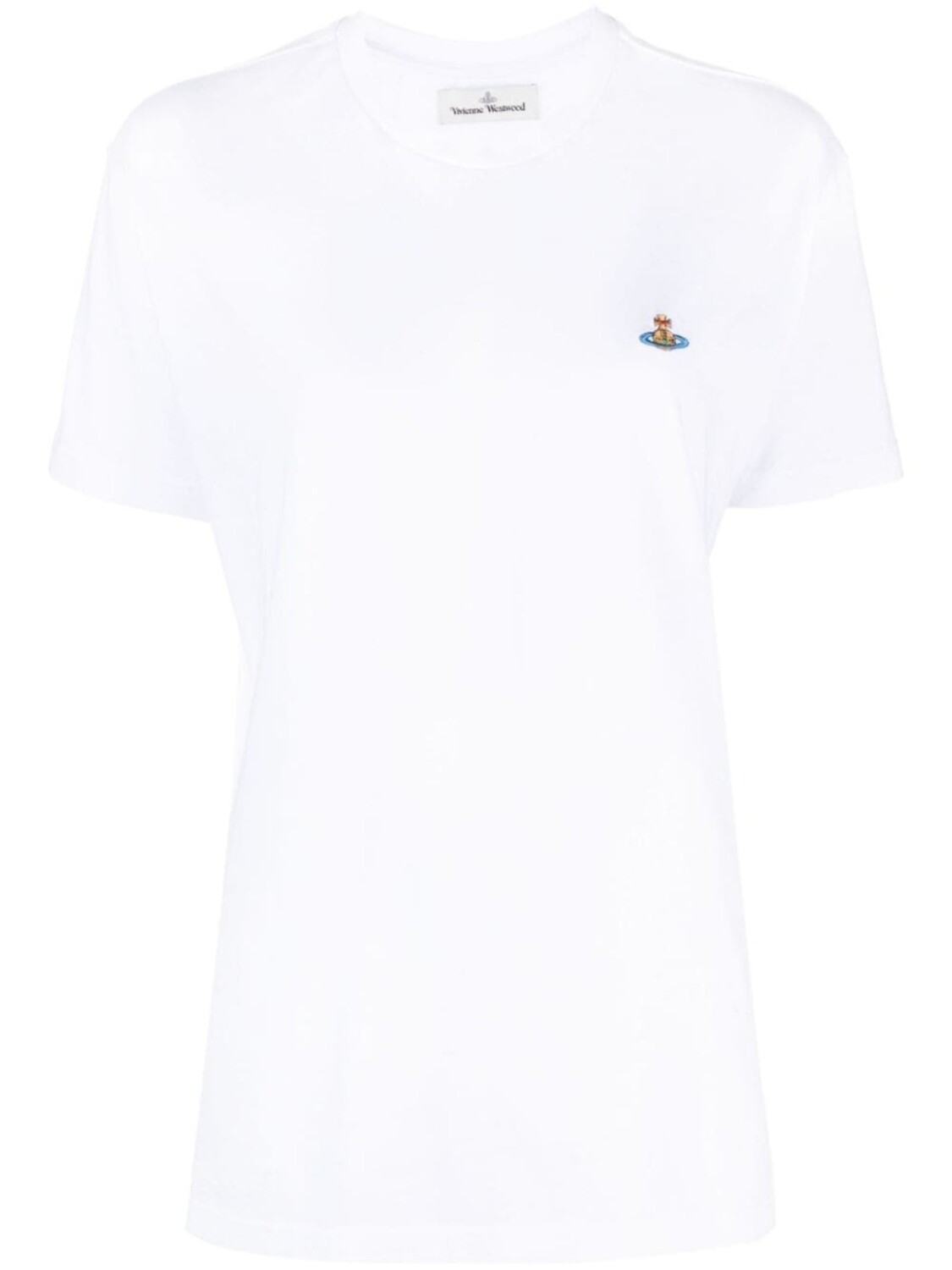 

Vivienne Westwood футболка с вышивкой Orb, белый