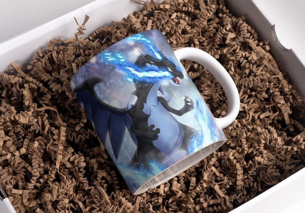 

Кружка Pokemon Charizard X Кофейная чашка 325 мл Кружка в подарок Tinisu