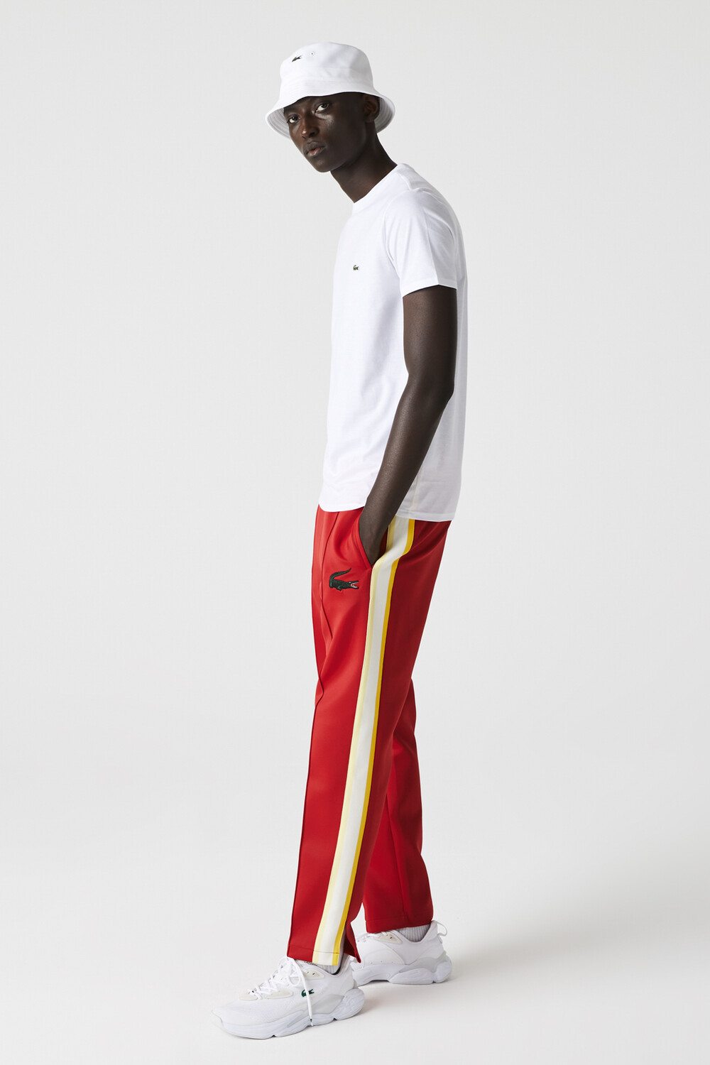 

Мужская белая футболка Lacoste, белый