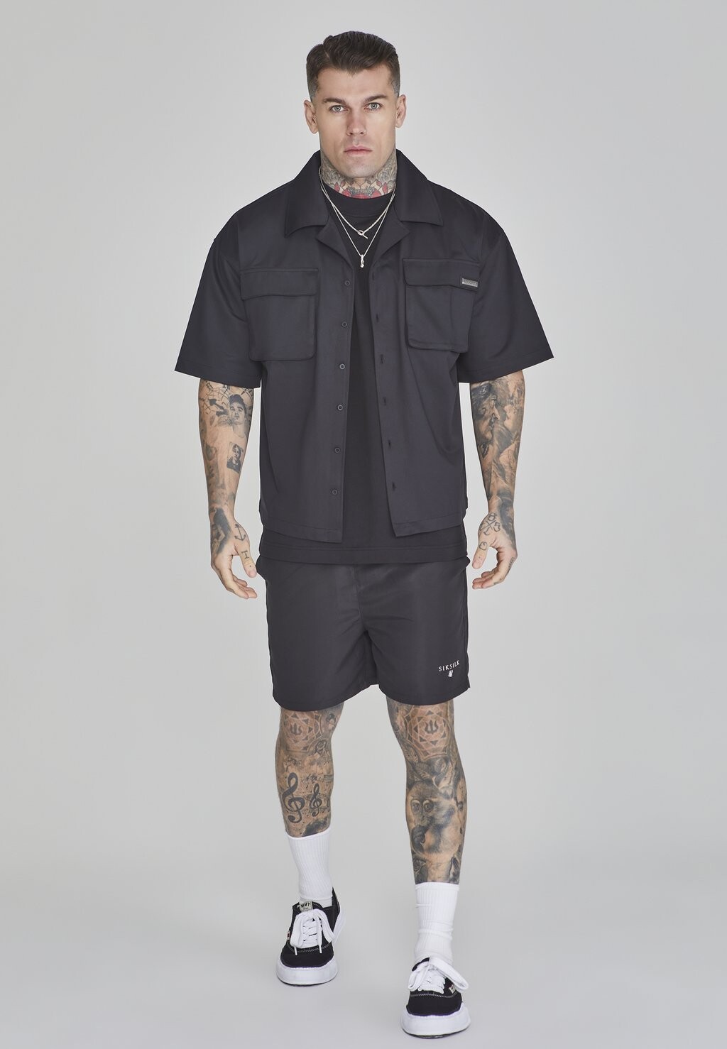 

Рубашка SIKSILK, черная