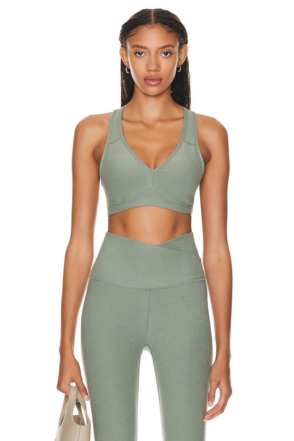 

Бюстгальтер Beyond Yoga Spacedye Lift Your Spirits, цвет Grey Sage Heather