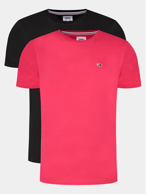 

Комплект из 2 футболок узкого кроя Tommy Jeans, мультиколор