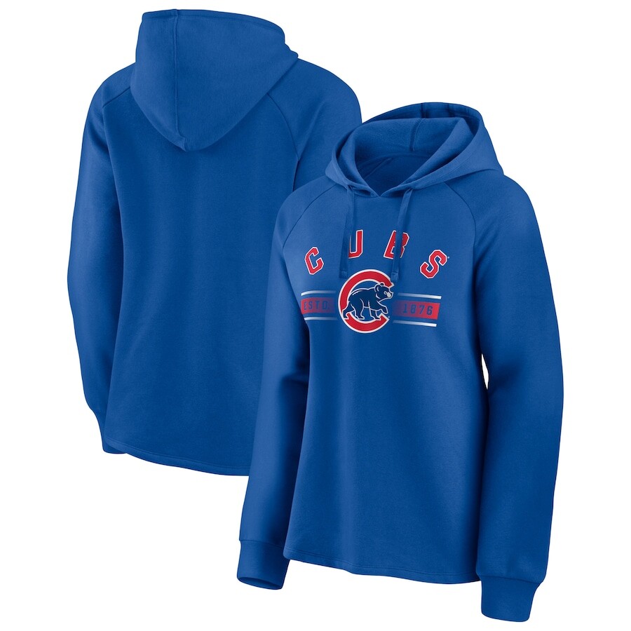 

Пуловер с капюшоном Fanatics Branded Chicago Cubs, роял