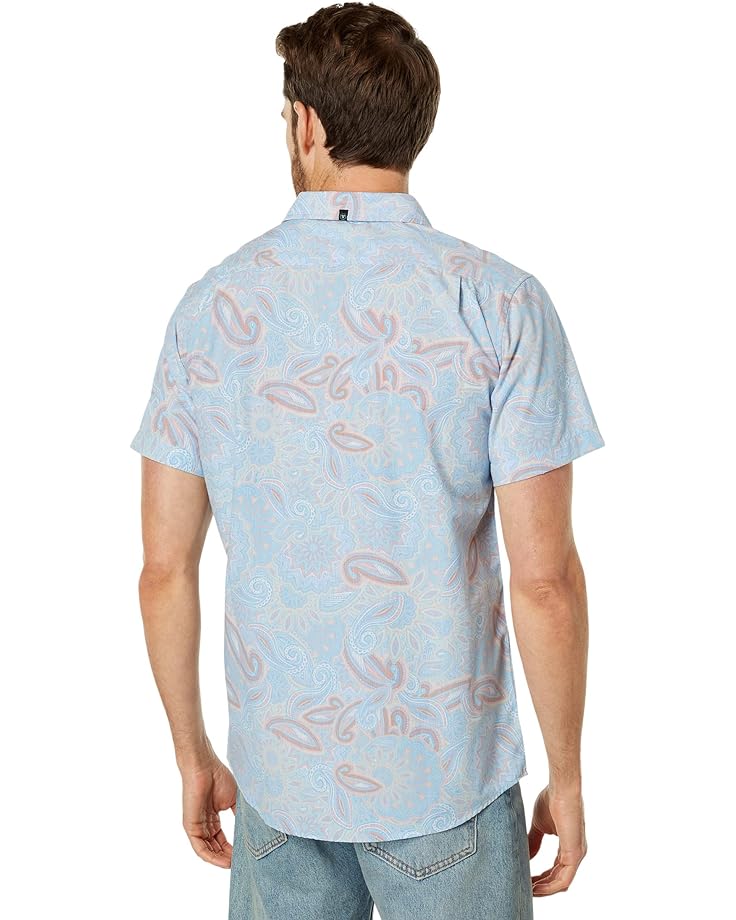 цена Рубашка VISSLA Hazy Paisley Eco Short Sleeve Shirt, цвет Heritage Blue
