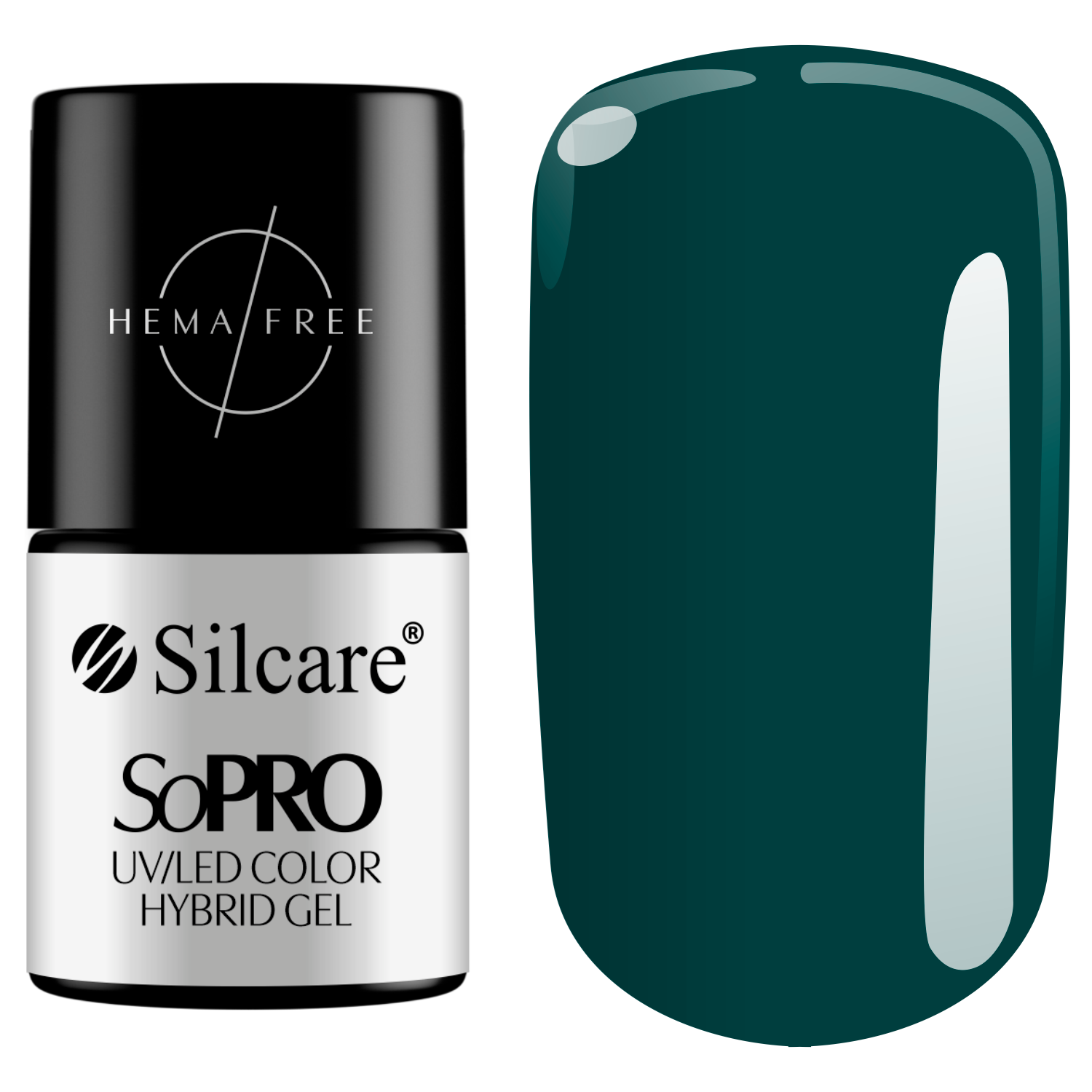 Гибридный лак для ногтей 019 Silcare Sopro Rich Color, 7 гр