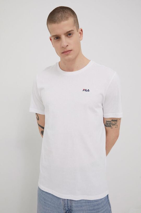 

Хлопковая футболка Fila, черный