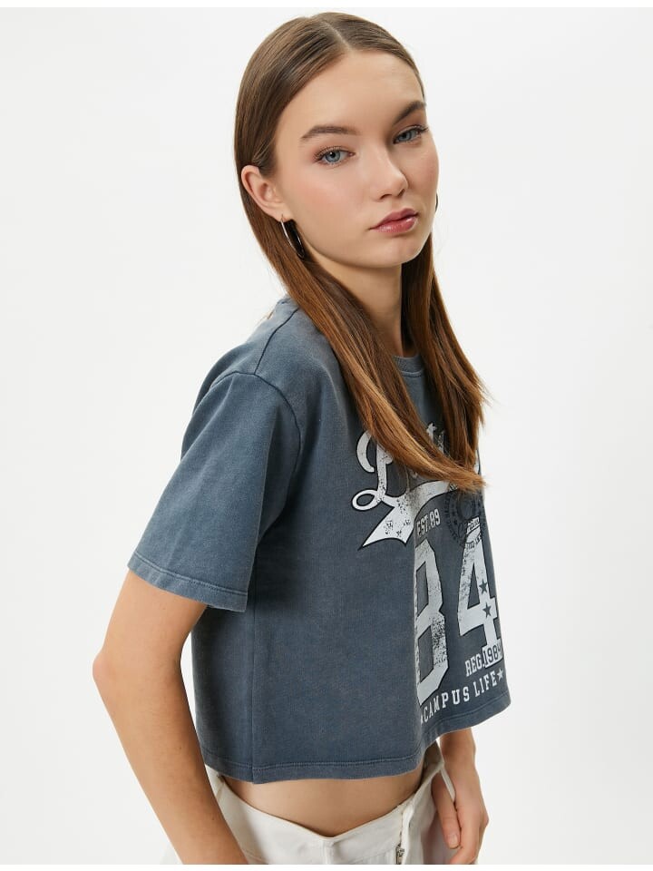 

Футболка KOTON T shirt, антрацит