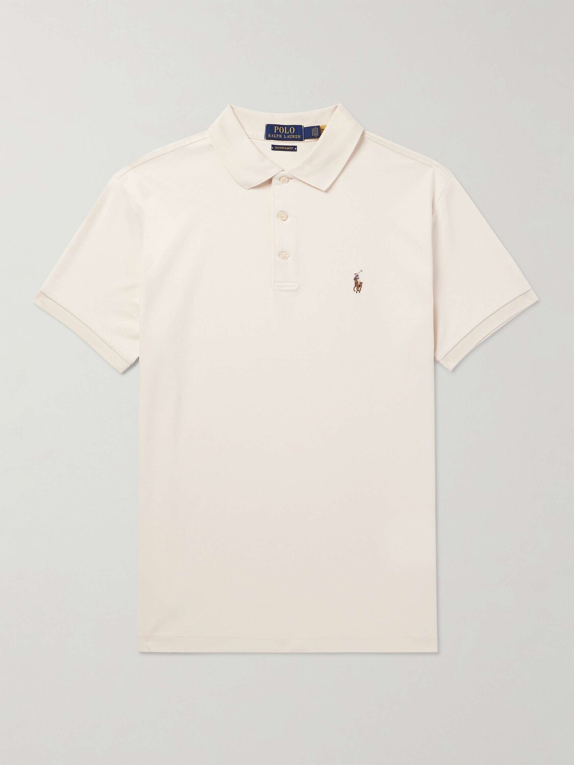 

Рубашка-поло из хлопкового джерси с вышитым логотипом POLO RALPH LAUREN, белый