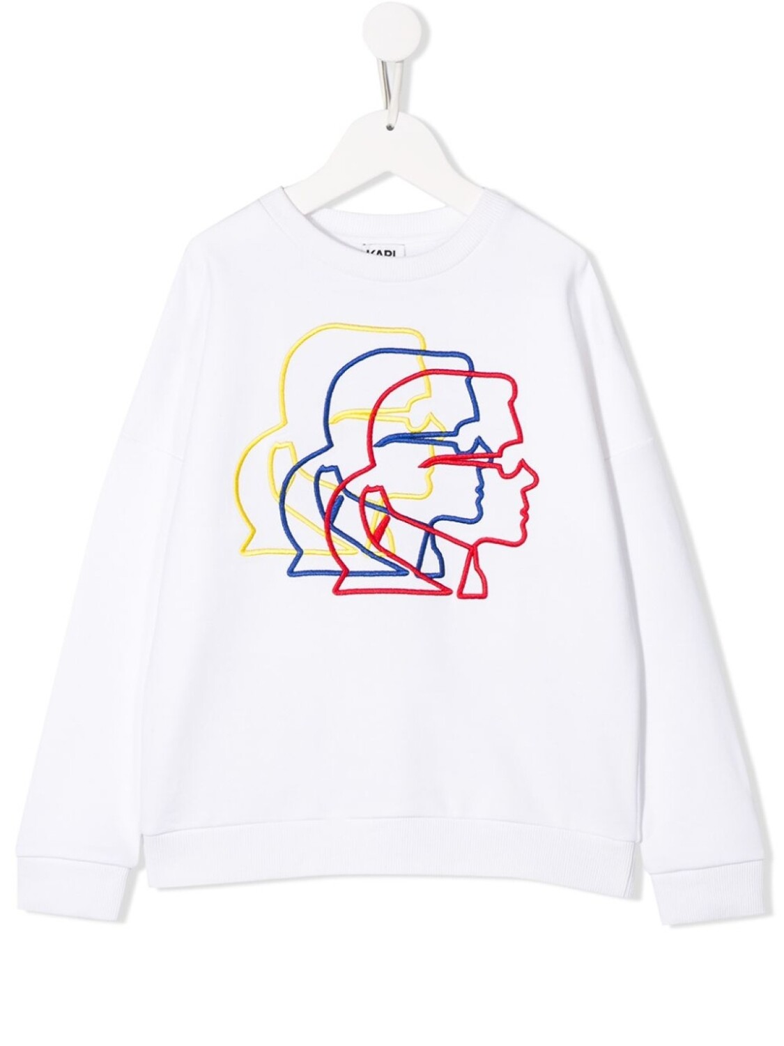 

Karl Lagerfeld Kids толстовка Kameo Bauhaus, белый