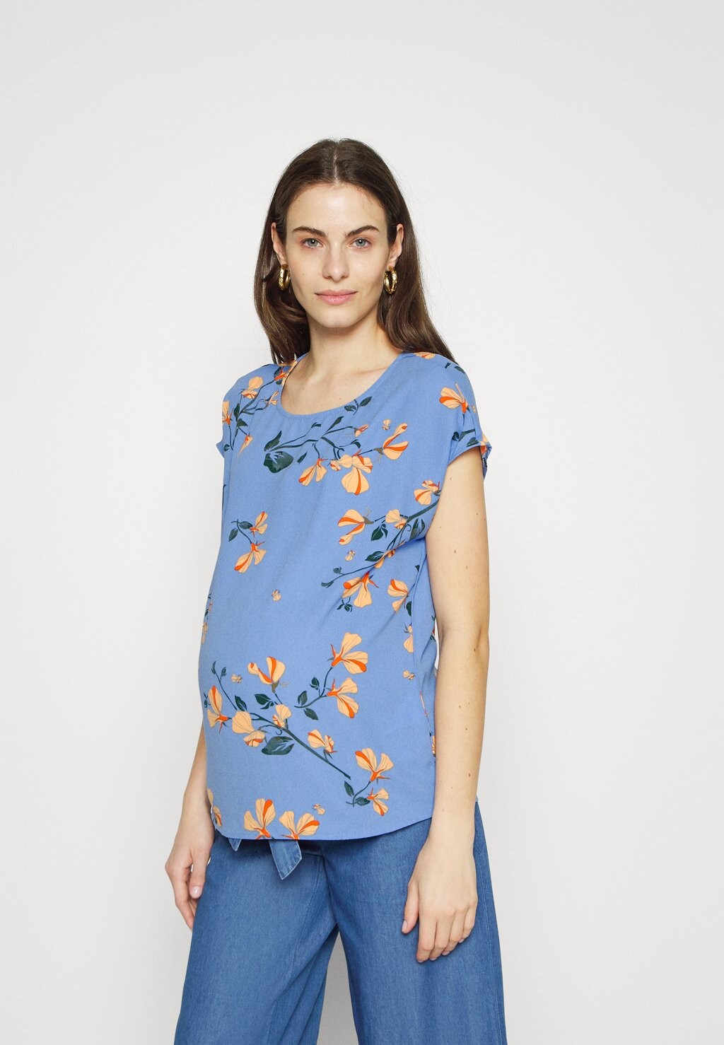 

Футболка с принтом Vero Moda, Синий