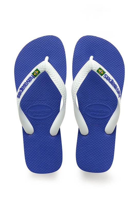 Шлепанцы с логотипом BRASIL. Havaianas, темно-синий