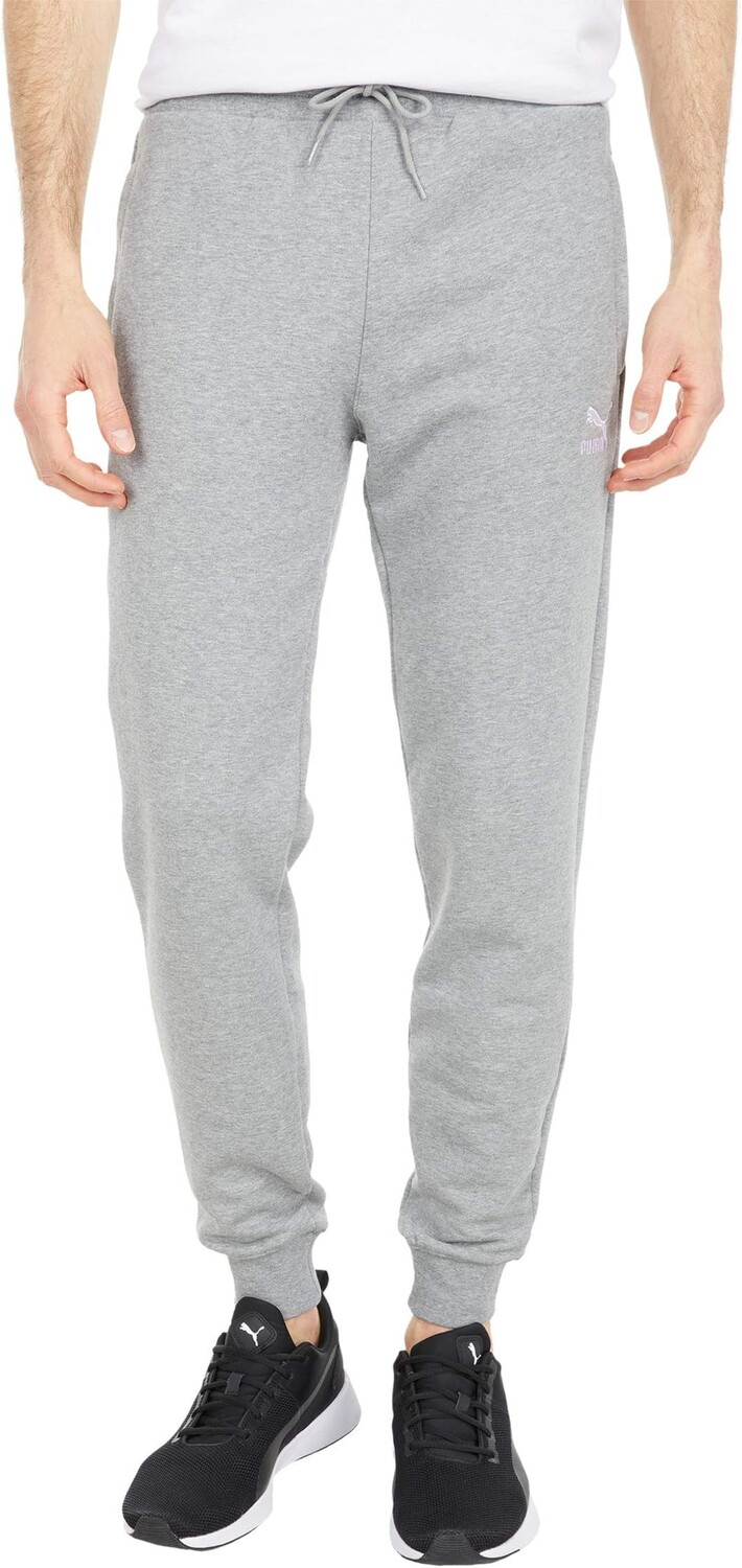 

Брюки Classics Cuffed Sweatpants PUMA, цвет Medium Gray Heather