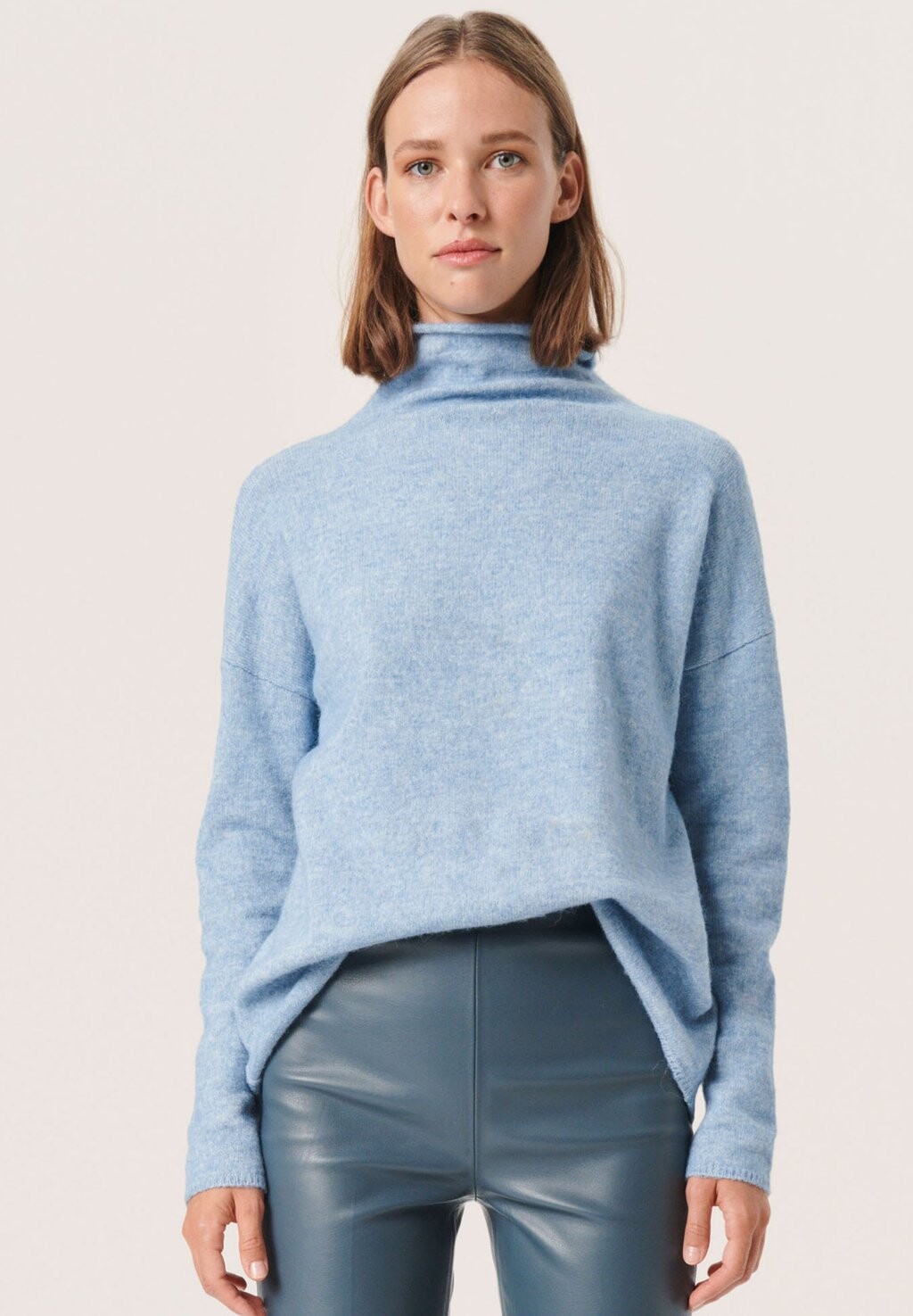 

Свитшот Soaked in Luxury MIYA ПУЛОВЕР, цвет faded denim melange