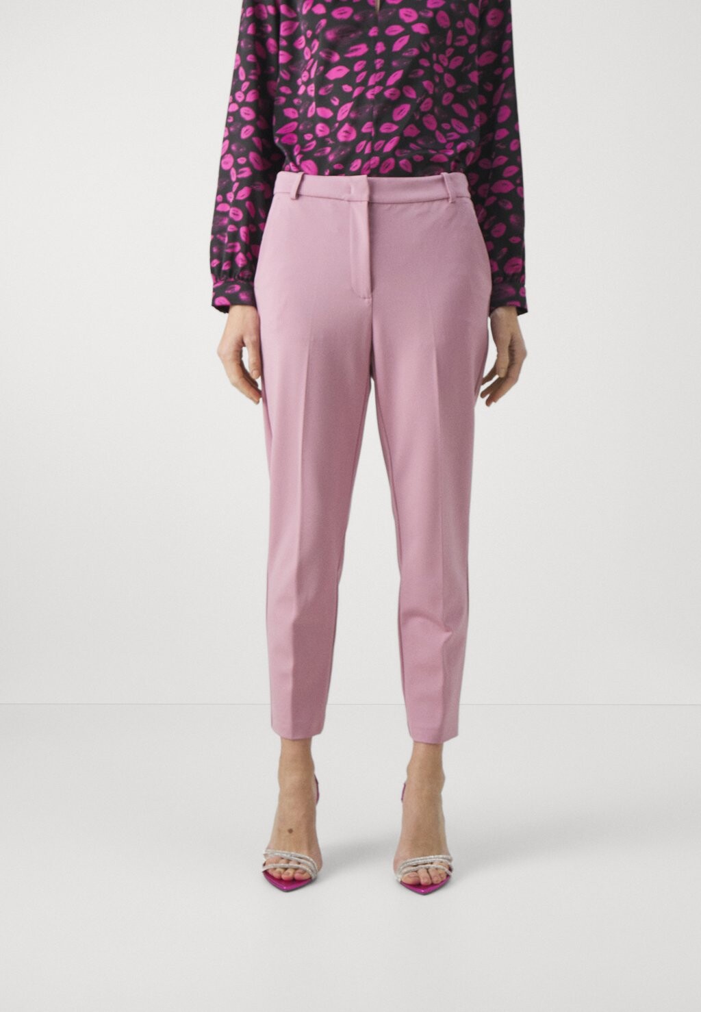 

Брюки из ткани BELLO Pinko, розовый