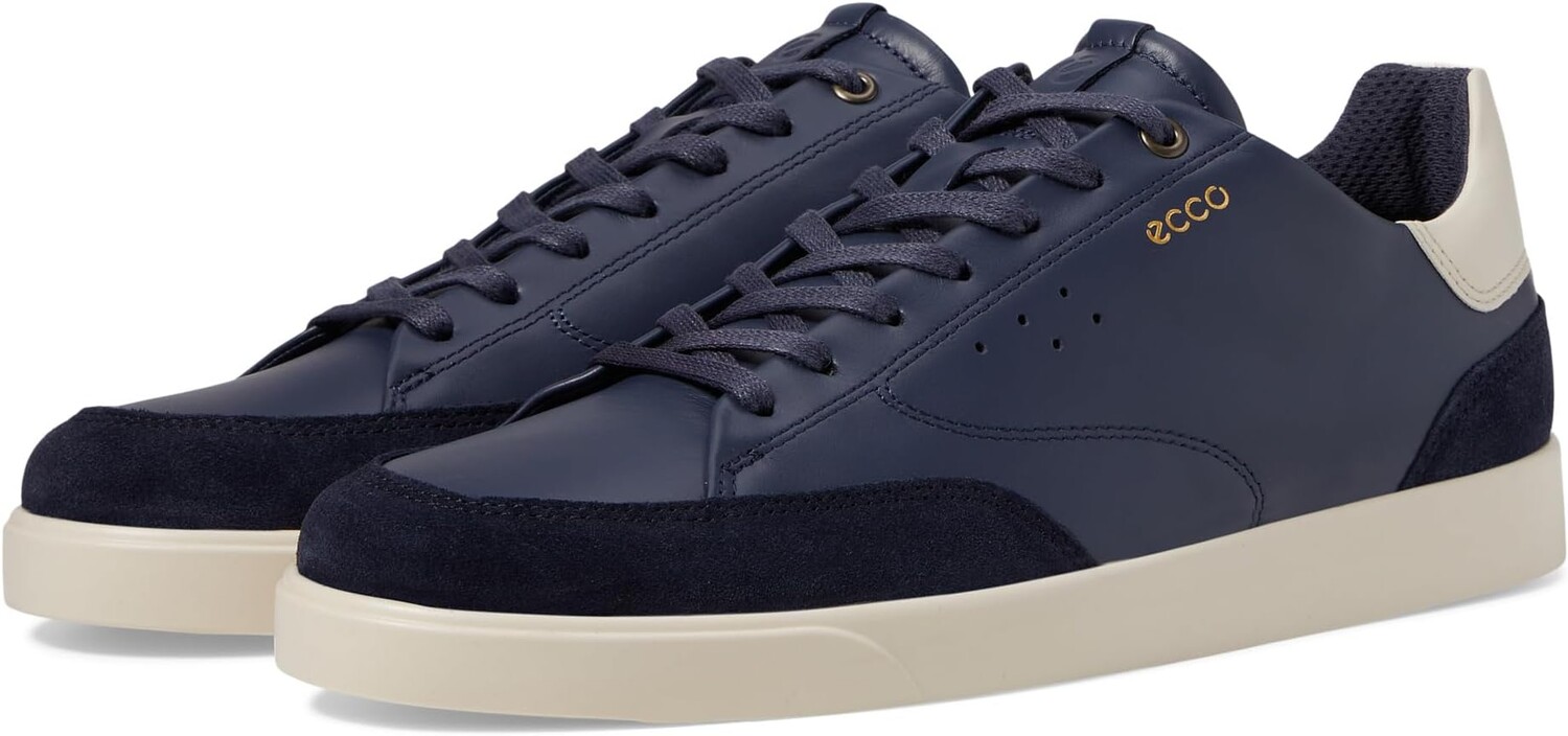 Кроссовки Street Lite Court Sneaker ECCO, цвет Night Sky/Marine/Limestone кроссовки street lite court sneaker ecco цвет black black limestone