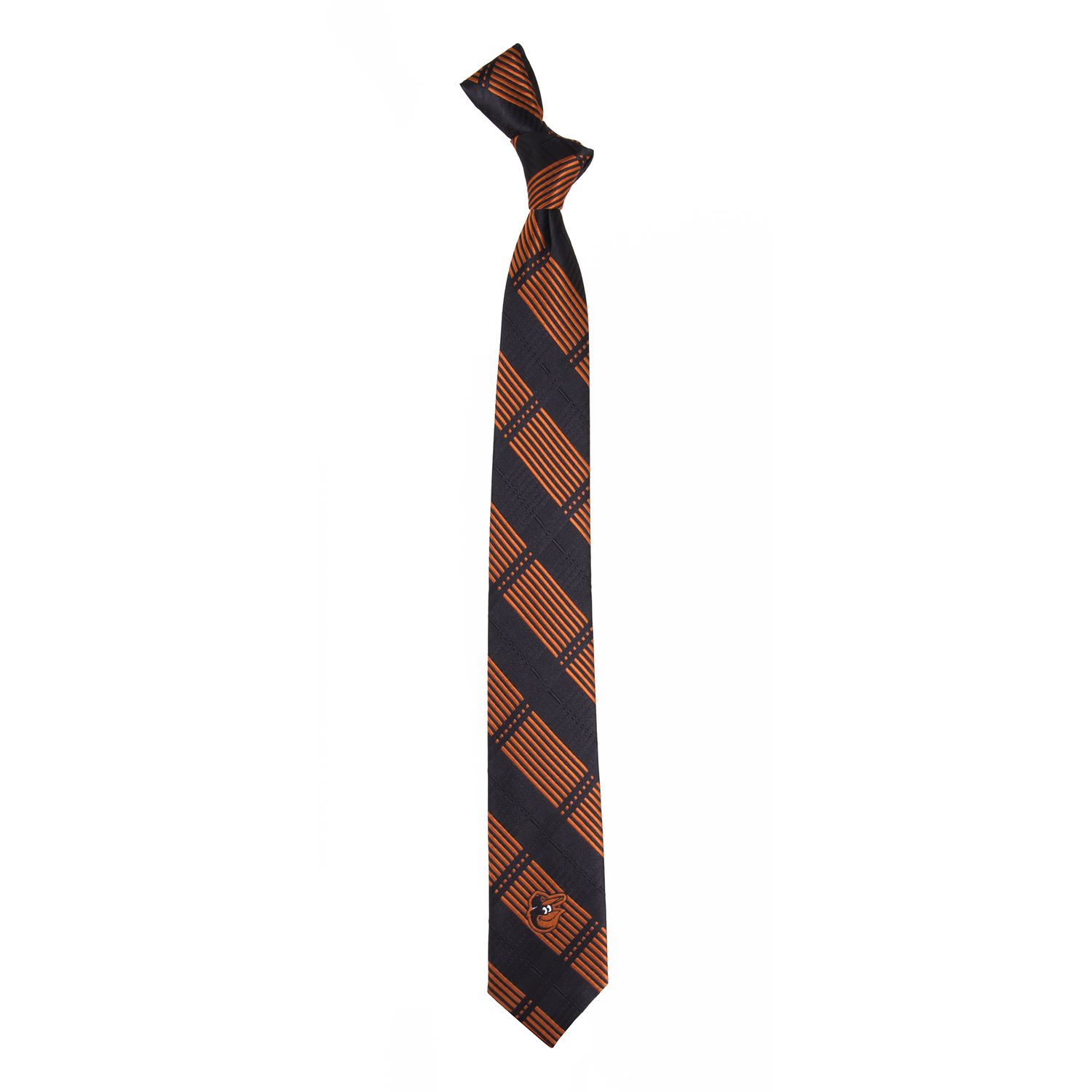 Мужской узкий галстук в клетку Baltimore Orioles узкий галстук мужской в фиолетовую клетку