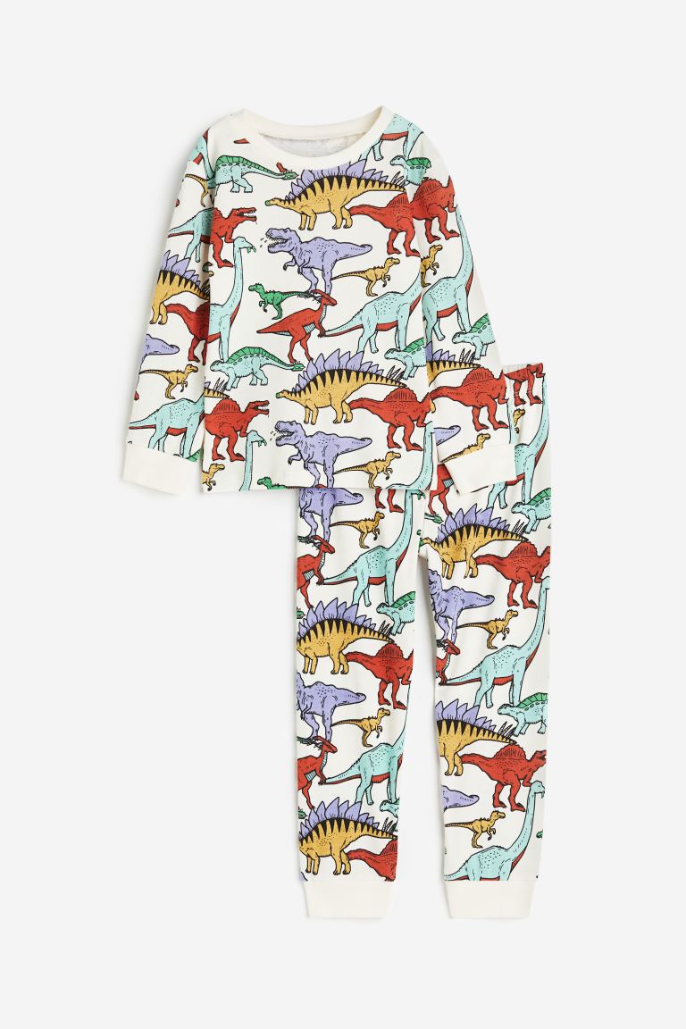 Пижамы из джерси H&M рубашка jumbo из хлопкового вельвета с длинными рукавами whistles бежевый