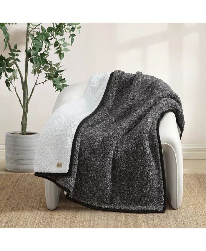 

Классический плед UGG Fluff, 50 x 70 дюймов UGG, серый