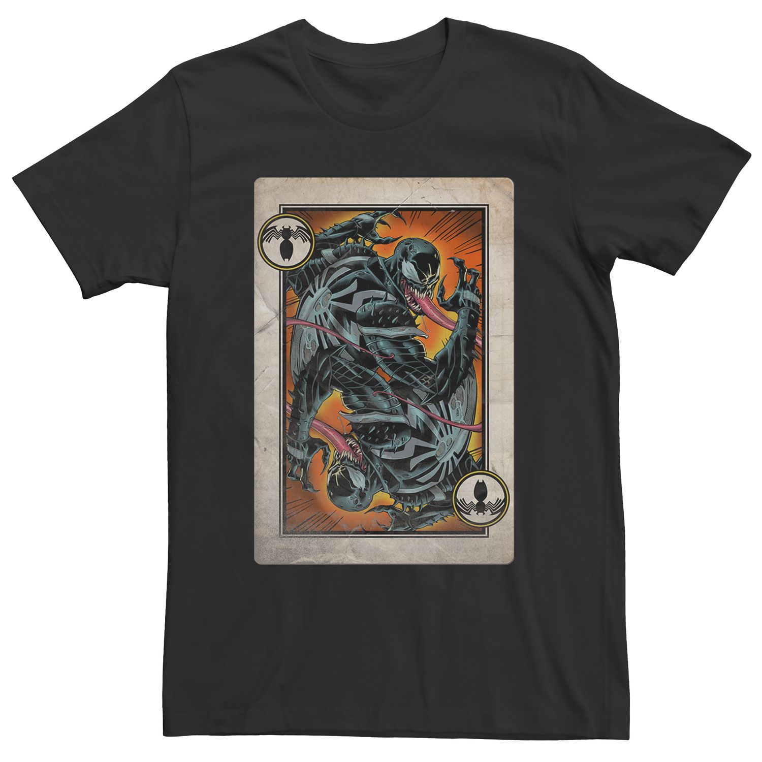 цена Мужская футболка с игральными картами Venom Licensed Character